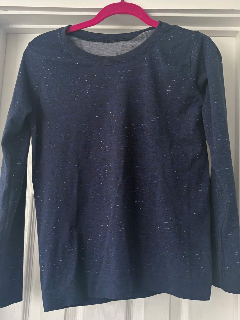 Lululemon Navy Speckled Crewneck Sweater